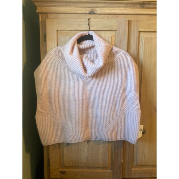 Anthropologie | NWT 100% Cashmere Enza Oversized Ribbed Sweater Vest | Small - Picture 2 of 6